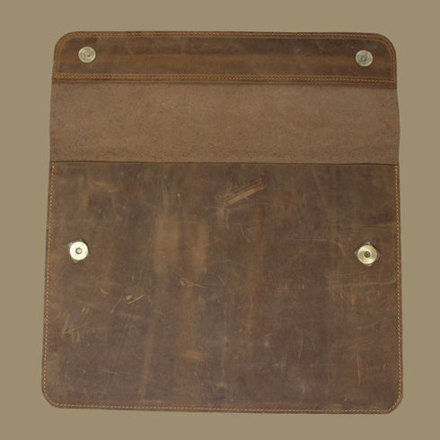 Utkarsh Oil Pullup Genuine Leather Laptop Sleeve Rank